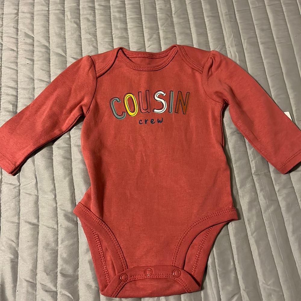 Carter’s Cousin Crew onesie.  Size 3 months.